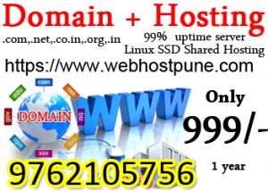 Get Domain with hosting in just 999 from webhostpune